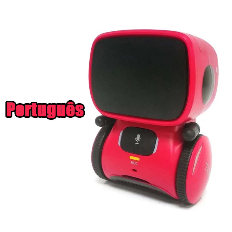 Toy RC Smart AT Robot Intelligent Learning Machine 4 Language Versions Touch Control Toys Interactive Educational Talkking Robot