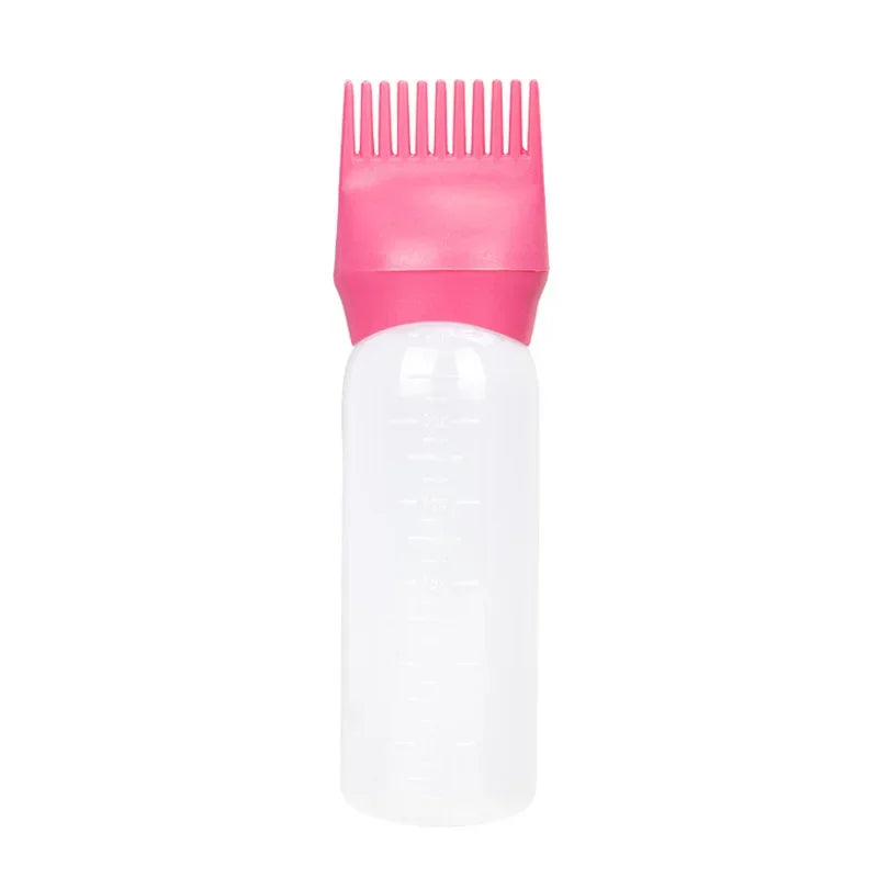 4 Colors 60OZ Portable Scalp Applicator Liquid Comb Hair Roots Massage Medicine Comb Hair for Hair Growth Serum Oil Nourish