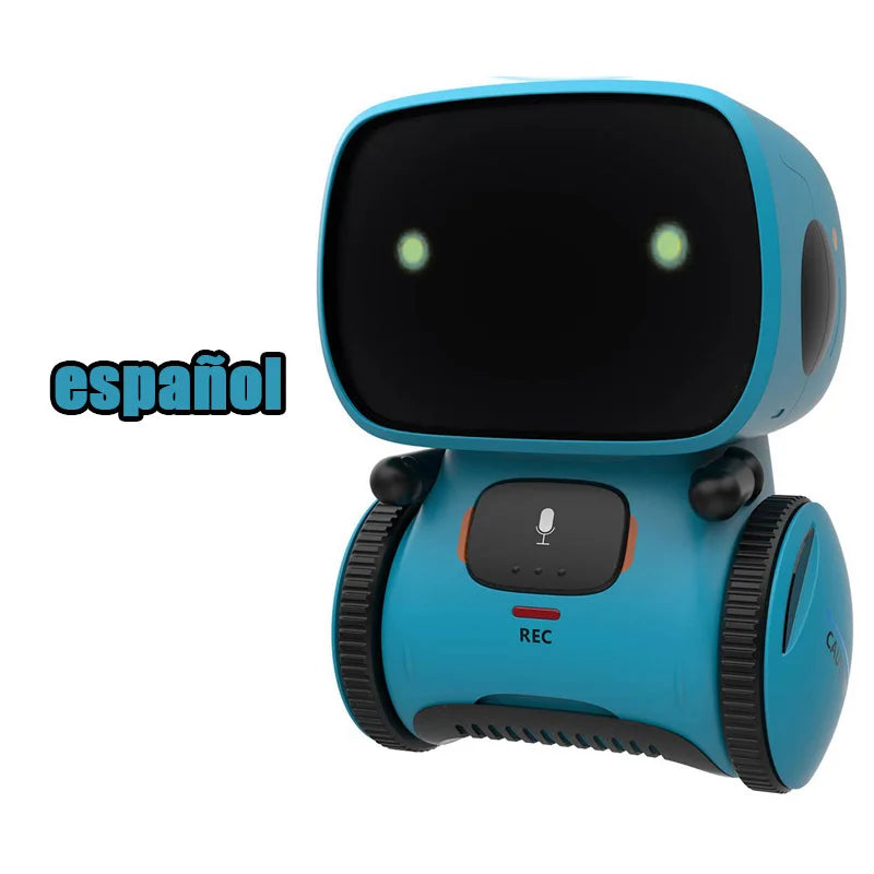 Toy RC Smart AT Robot Intelligent Learning Machine 4 Language Versions Touch Control Toys Interactive Educational Talkking Robot