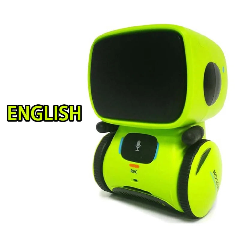 Toy RC Smart AT Robot Intelligent Learning Machine 4 Language Versions Touch Control Toys Interactive Educational Talkking Robot