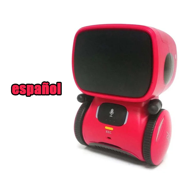 Toy RC Smart AT Robot Intelligent Learning Machine 4 Language Versions Touch Control Toys Interactive Educational Talkking Robot