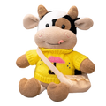 Hot Cute Design Cow Soft Material Simulation Cattle Chinese Zodiac Cow Cartoon Style Sweater Texture Girl Gift