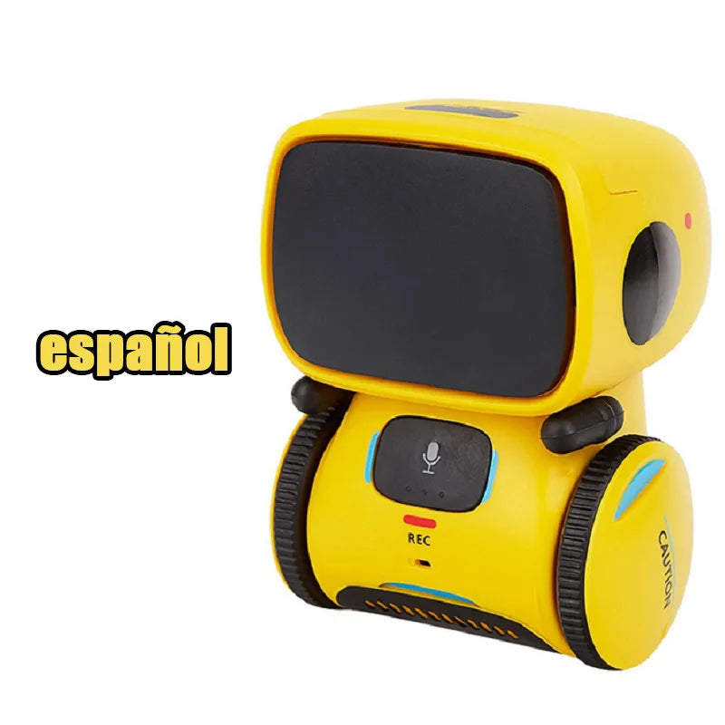Toy RC Smart AT Robot Intelligent Learning Machine 4 Language Versions Touch Control Toys Interactive Educational Talkking Robot