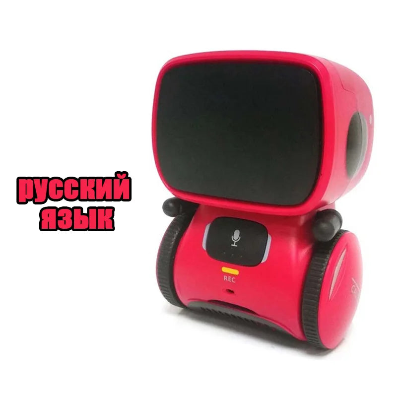 Toy RC Smart AT Robot Intelligent Learning Machine 4 Language Versions Touch Control Toys Interactive Educational Talkking Robot