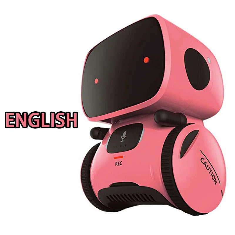 Toy RC Smart AT Robot Intelligent Learning Machine 4 Language Versions Touch Control Toys Interactive Educational Talkking Robot