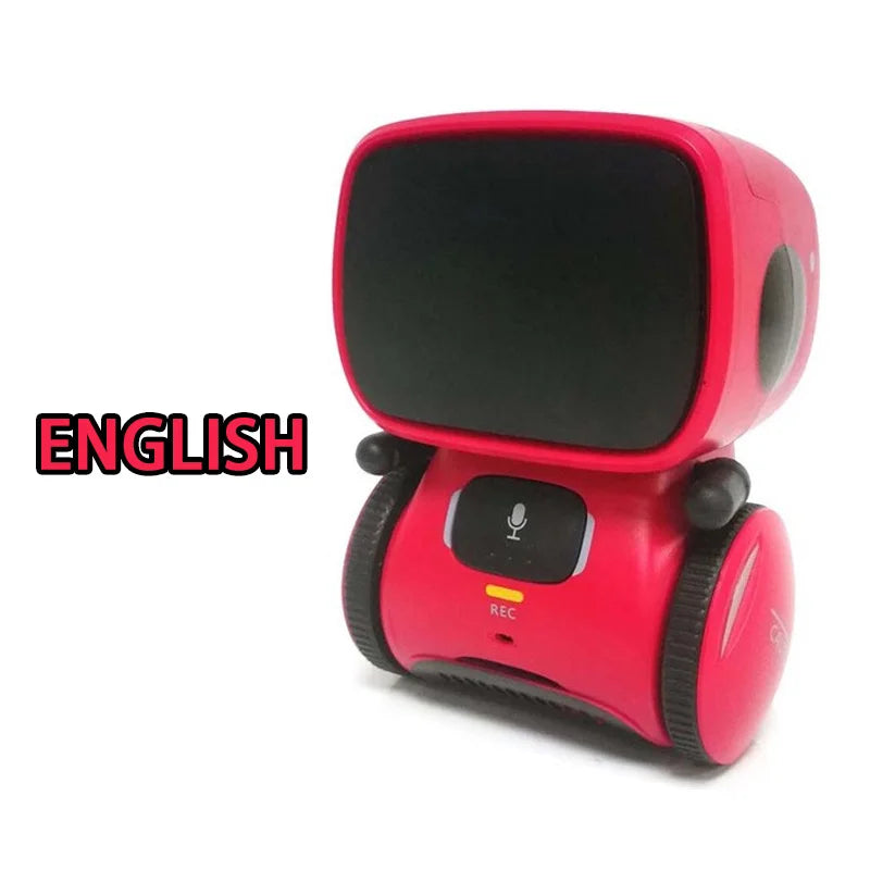 Toy RC Smart AT Robot Intelligent Learning Machine 4 Language Versions Touch Control Toys Interactive Educational Talkking Robot