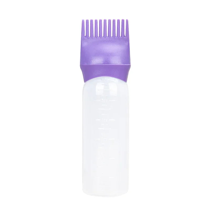 4 Colors 60OZ Portable Scalp Applicator Liquid Comb Hair Roots Massage Medicine Comb Hair for Hair Growth Serum Oil Nourish