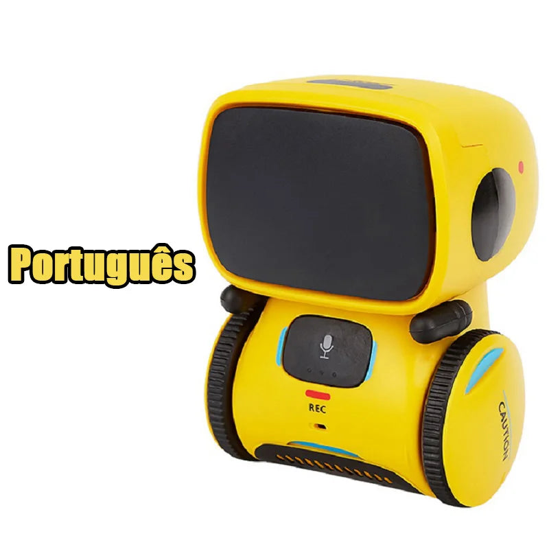 Toy RC Smart AT Robot Intelligent Learning Machine 4 Language Versions Touch Control Toys Interactive Educational Talkking Robot