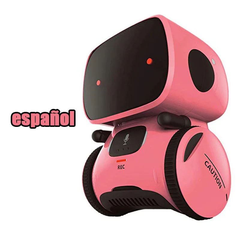 Toy RC Smart AT Robot Intelligent Learning Machine 4 Language Versions Touch Control Toys Interactive Educational Talkking Robot