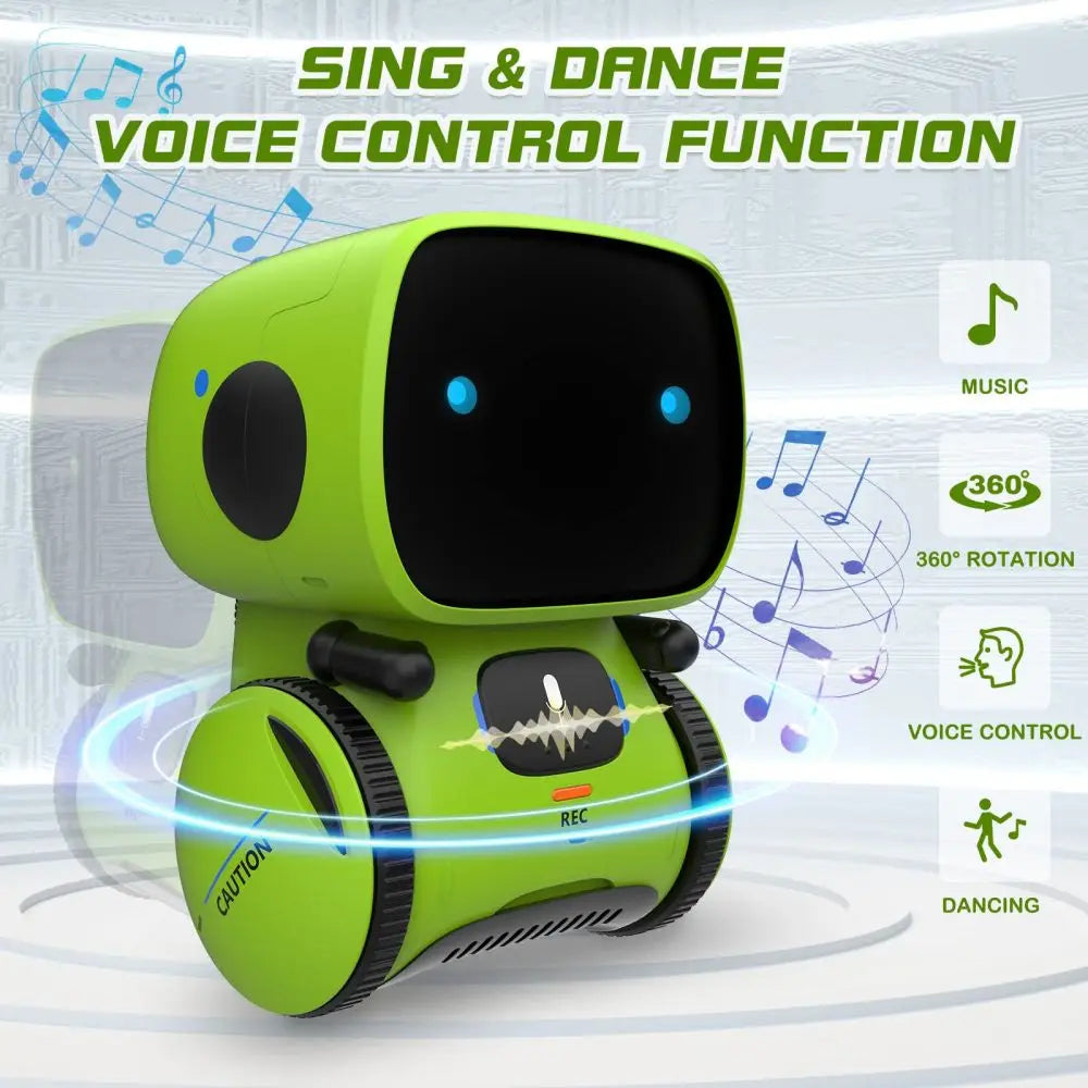 Toy RC Smart AT Robot Intelligent Learning Machine 4 Language Versions Touch Control Toys Interactive Educational Talkking Robot