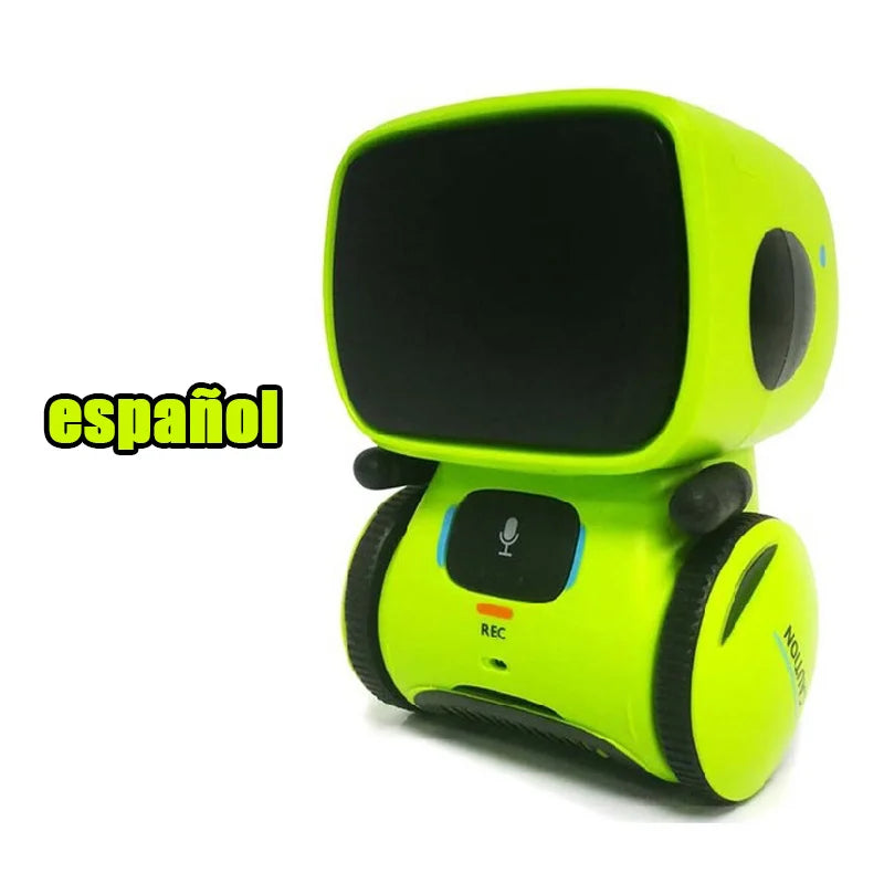 Toy RC Smart AT Robot Intelligent Learning Machine 4 Language Versions Touch Control Toys Interactive Educational Talkking Robot